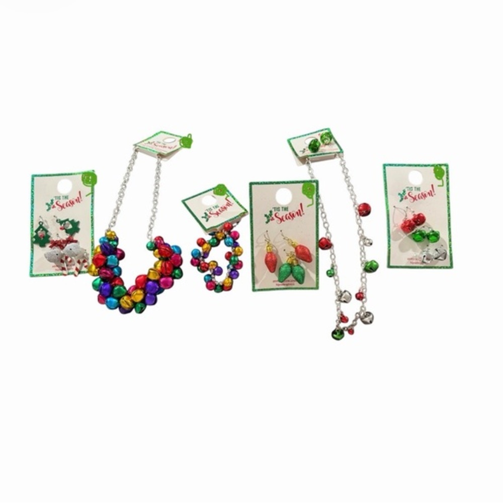 Bundle of Six Christmas Jewelry Pieces